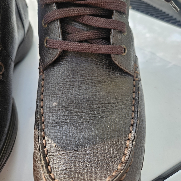 Louis Vuitton Dark Brown Leather Boots